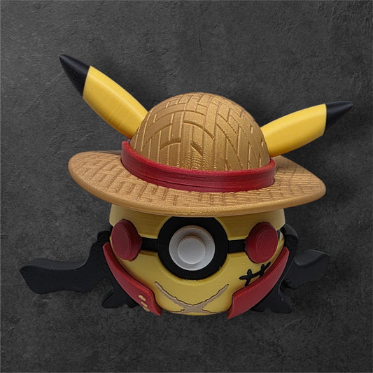 #0025.2 - Monkey D. Luffy Pikachu